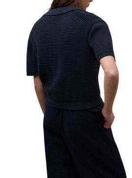 Camisola Ecoalf Anna azul marino para mulher