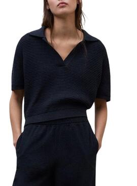 Camisola Ecoalf Anna azul marino para mulher