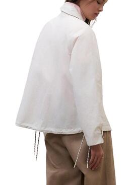 Casaco Ecoalf Major bege para mulher