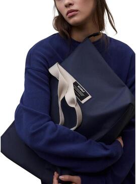 Bolsa Ecoalf Areny Médio marinha para mulher