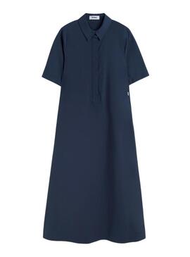 Vestido Ecoalf Martina azul marinho para mulher