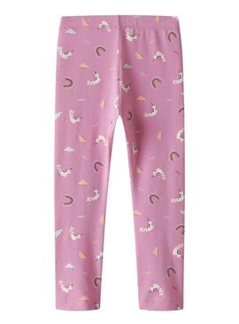 Leggings Name It Bilona pack de 2 rosa para menina.