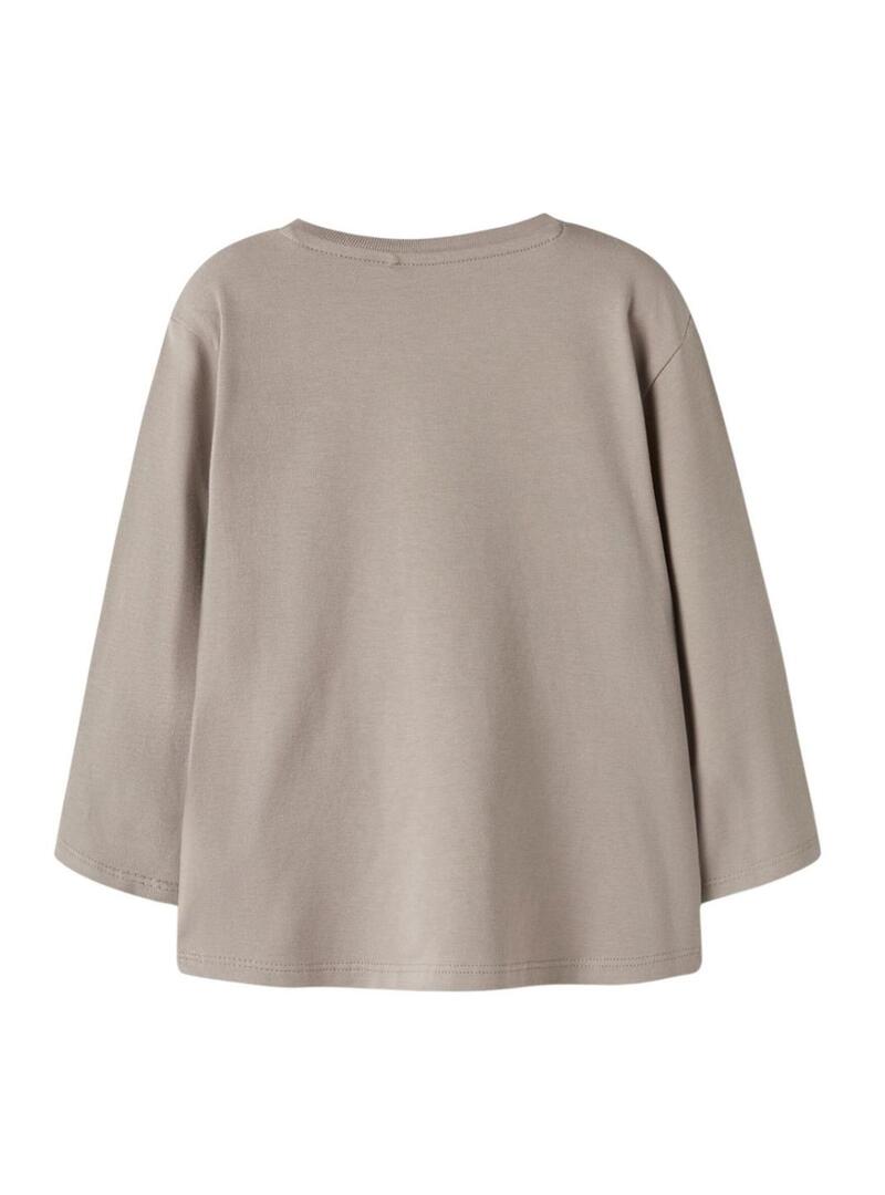 Camiseta Name It vintage bege para menino