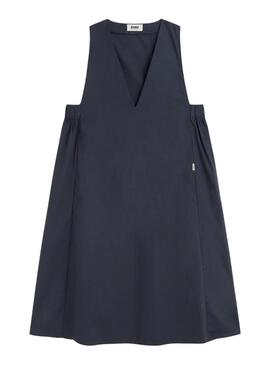 Vestido Ecoalf Francesca azul marinho para mulher