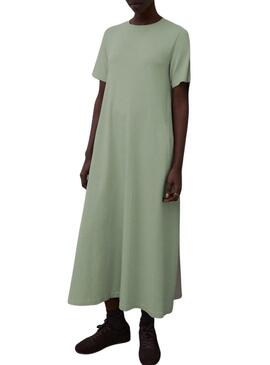 Vestido Ecoalf Elettra verde para mulher