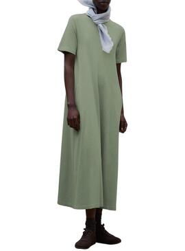 Vestido Ecoalf Elettra verde para mulher