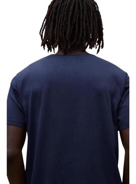 Camisa Ecoalf Min marinho para homem