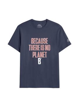 Camisa Ecoalf Min marinho para homem