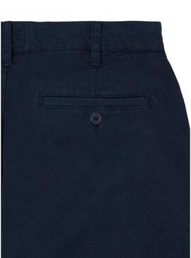 Calça chino azul marinho da Silbon para homem.