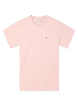 Camiseta Silbon Beach Club rosa para homem