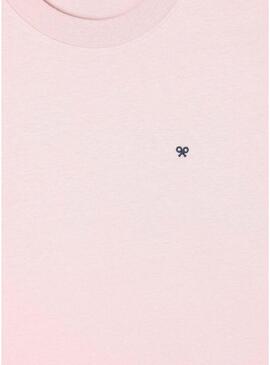 Camiseta Silbon Beach Club rosa para homem