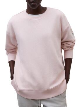 Moletom Ecoalf Storm rosa para mulher.