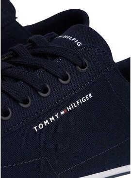 Sapatos Tommy Hilfiger Vulc azul marinho para homens.