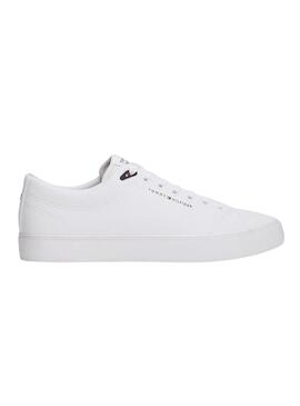 Sapatilhas Tommy Hilfiger Vulc Core branco para homem.