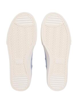 Sapatilhas Tommy Jeans Archive Y2K azul para mulher.