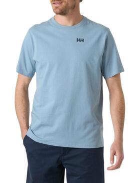 Camiseta Helly Hansen Shoreline azul para homem