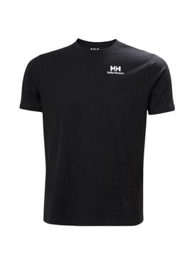 Camiseta Helly Hansen Core preta para homem.