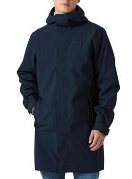 Capa de chuva Helly Hansen Brussel azul marinho para homens