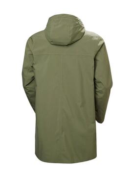 Capa de chuva Helly Hansen Brussel verde para homens
