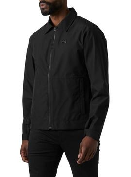 Casaco Helly Hansen City coach preto para homem