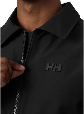 Casaco Helly Hansen City coach preto para homem