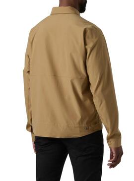 Jaqueta Helly Hansen Escape camelo para homem.