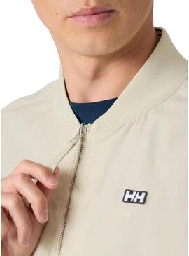 Jaqueta bomber Helly Hansen Marine bege para homens