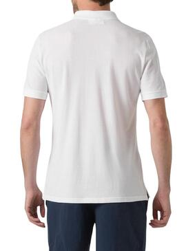 Camisa de polo branca Helly Hansen Messina para homem.