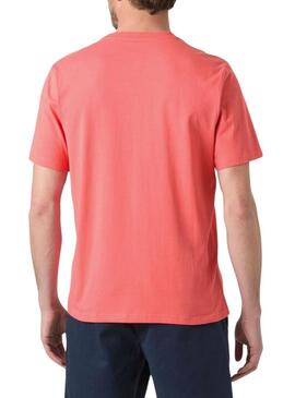 Camisa Helly Hansen Hudson coral para homem.