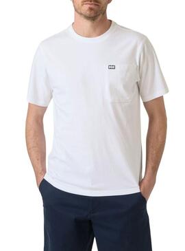 Camisa Helly Hansen Hudson branca para homem