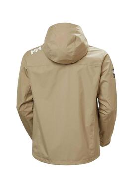 Jaqueta Helly Hansen Crew Midlayer em camelo com capuz