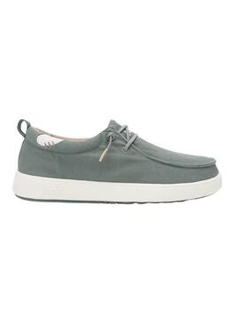 Sapatos Walkin Pitas Wallabi Biarritz turquesa para homem.