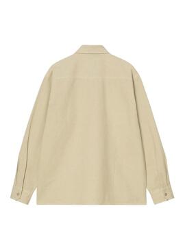 Camisa Carhartt Reno Jac bege para homem