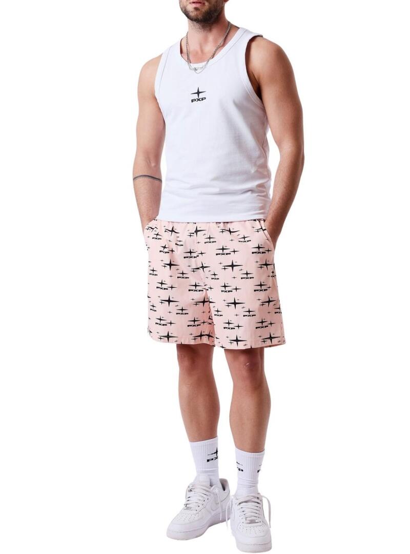 Camiseta Project x Paris Essential regata branca para homem.