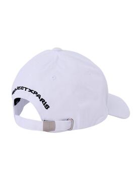 Boné Project x Paris Essentials branco para homem.