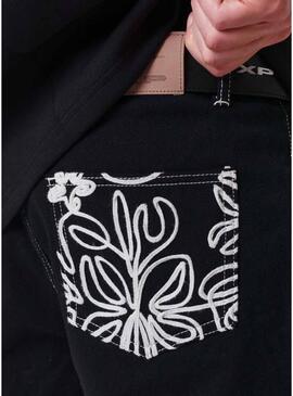 Bermudas Project x Paris Bandana preta para homem