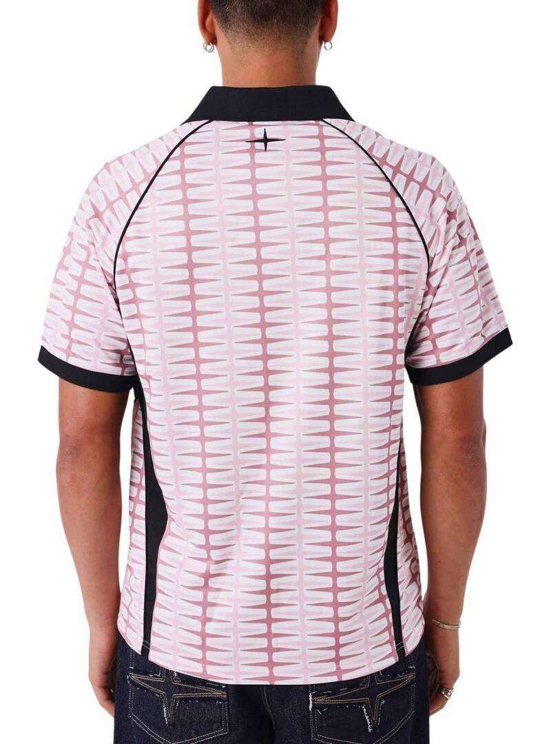 Polo Project x Paris Training rosa para homem