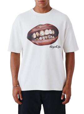 Camiseta Project x Paris GoldRush branca para homem.