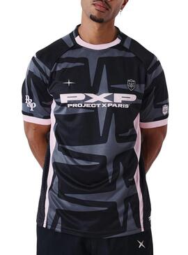 Camiseta Project x Paris Training preta para homem.