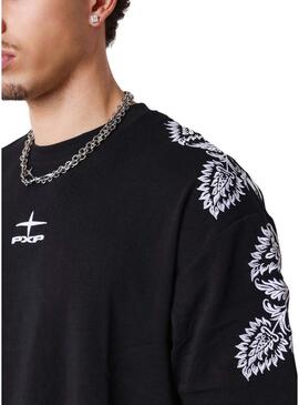 Camiseta Project x Paris Evasion preta para homem.