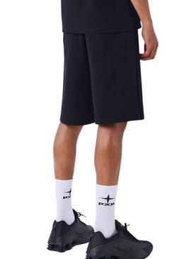 Projeto Bermudas x Paris Polaris preto para homens.