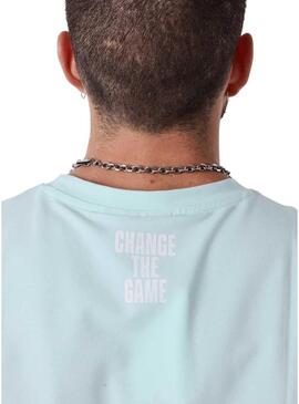 Camiseta Project x Paris Essentials ajustada turquesa para homem