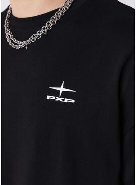 Camiseta Project x Paris boxy Essentials preta para homem.