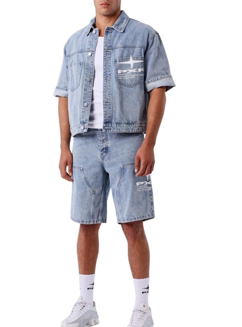 Calças curtas Project x Paris em denim Ideia para homem