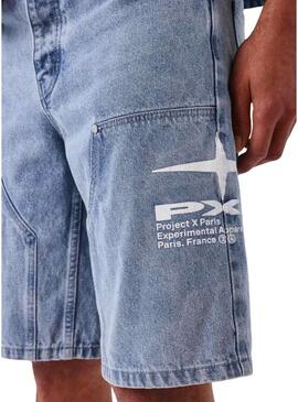 Calças curtas Project x Paris em denim Ideia para homem