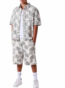 Calças curtas Project x Paris Street Bloom com estampa floral para homem.