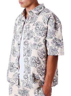 Camisa Project x Paris Street bloom estampado floral para homem.