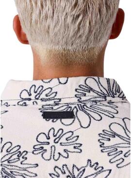 Camisa Project x Paris Street bloom estampado floral para homem.