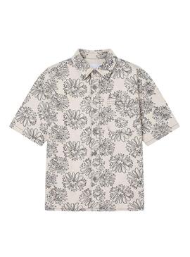 Camisa Project x Paris Street bloom estampado floral para homem.