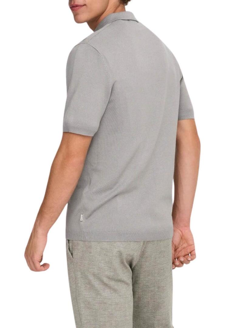 Polo Only and Sons Wyler cinza para homem